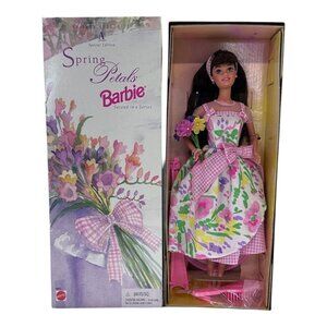 Avon Spring Petals Barbie Doll Brunette Special Edition Mattel VINTAGE 1997